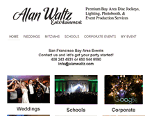 Tablet Screenshot of alanwaltz.com